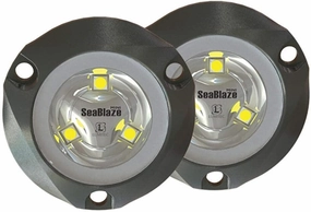 Lumitec SeaBlaze Mini Underwater LED Boat Lights - Marine Grade, Fishing, Dinghy, Skiff - Sold as a Pair