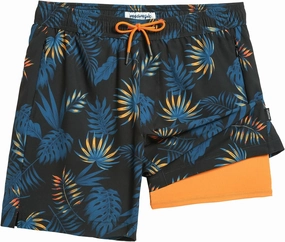 maamgic 7 Inch Mens Swim Trunks with Compression Liner Board Shorts with Zippered Pocket Bathing Suit for Beach Vacation