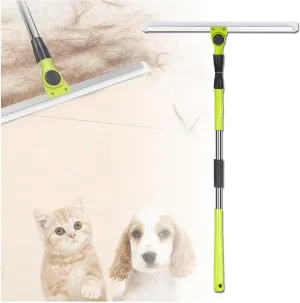 Magic Broom Squeegee, with 51 Long Handle Rubber Broom for Pet Hair Hardwood Floor, Magic Broom Squeegee for Concrete Floor,Bathroom Tile,Large:50×130cm