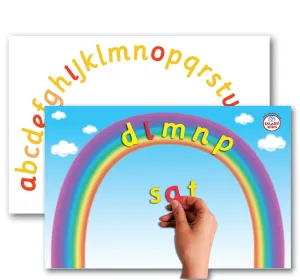 Magnetic Rainbow Alphabet Arc
