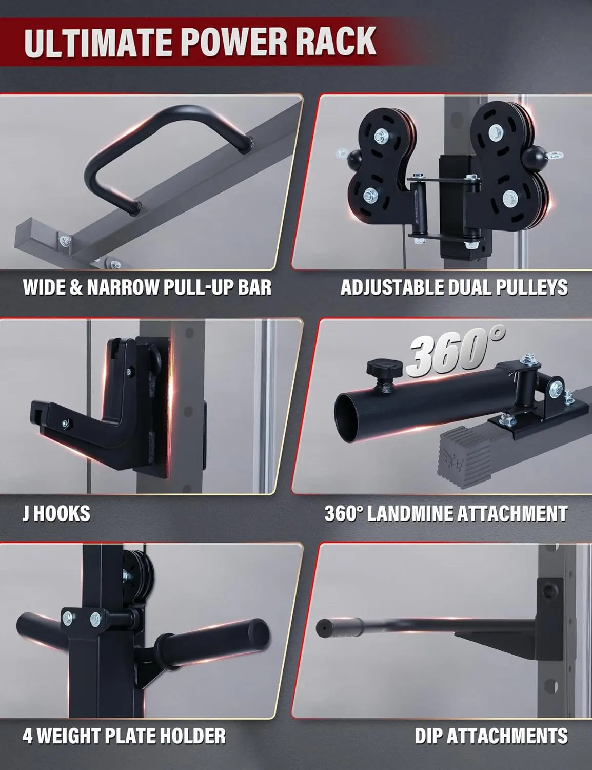 Major Fitness Drone3 Smith△ Machine – All-in-One Home Gym Squat Rack with Weight Bar, Cable Crossover Machine – Heavy-Duty Fitness Equipment for Strength Training and Full-Body Workouts