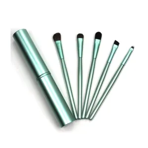 Makeup Brush 5pcs Travel Portable Mini Eye Makeup Brushes Set Smudge Eyeshadow Eyeliner Eyebrow Brush Lip Make Up Brush Kit Professional Cosmetic Products