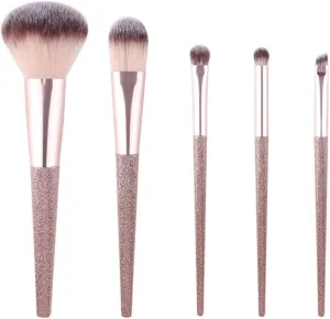 Makeup Brushes, 5Pcs Premium Synthetic Makeup Brush Set Professional Blush Contour Eye Make Up Brush Kit