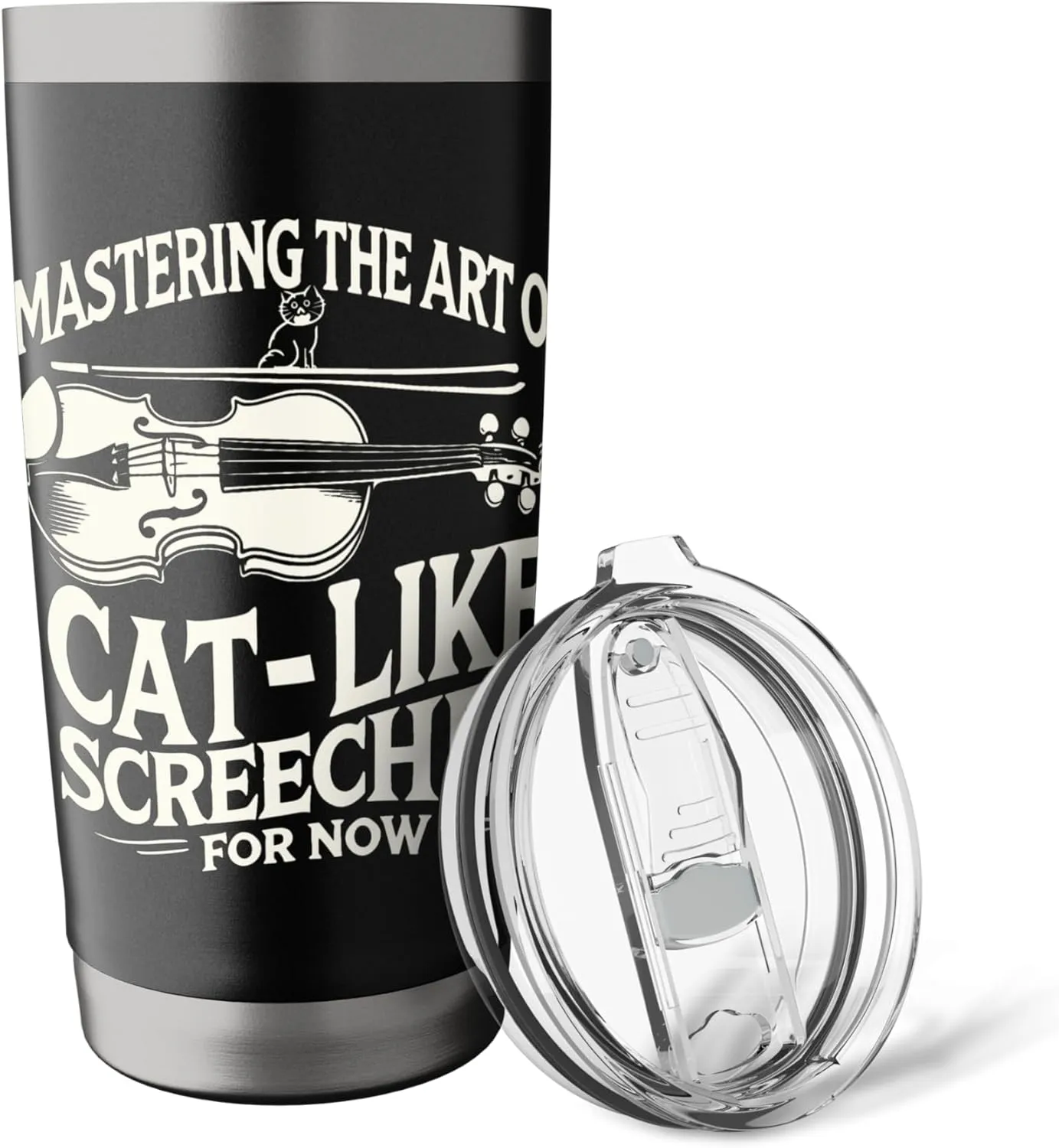 Mastering the Art of Cat-Like Screeches (For Now) Stainless Steel Insulated Tumbler