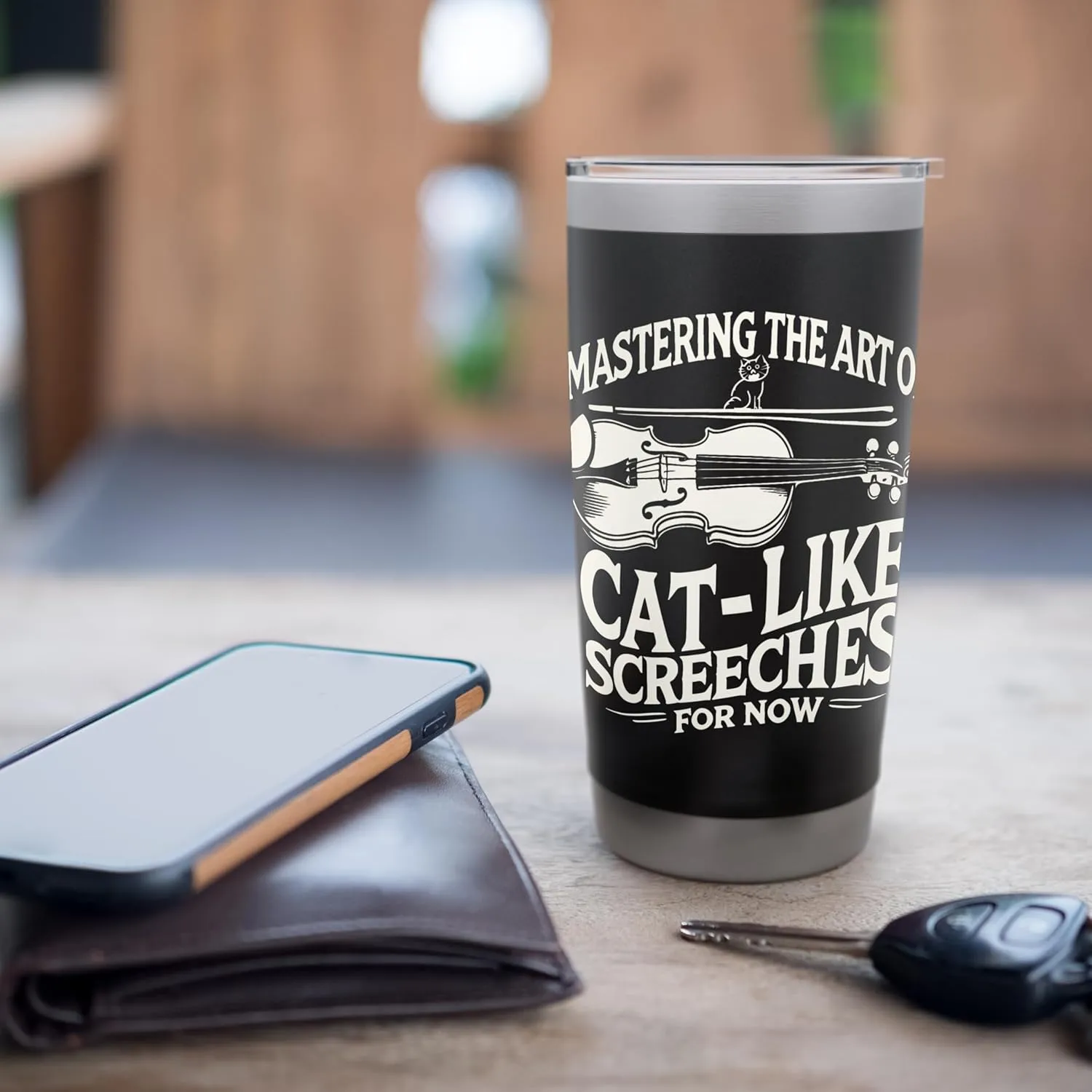 Mastering the Art of Cat-Like Screeches (For Now) Stainless Steel Insulated Tumbler