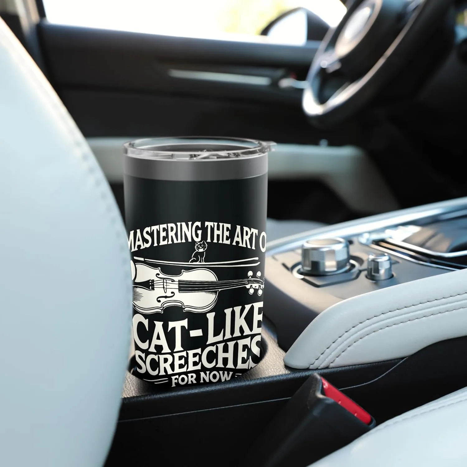 Mastering the Art of Cat-Like Screeches (For Now) Stainless Steel Insulated Tumbler