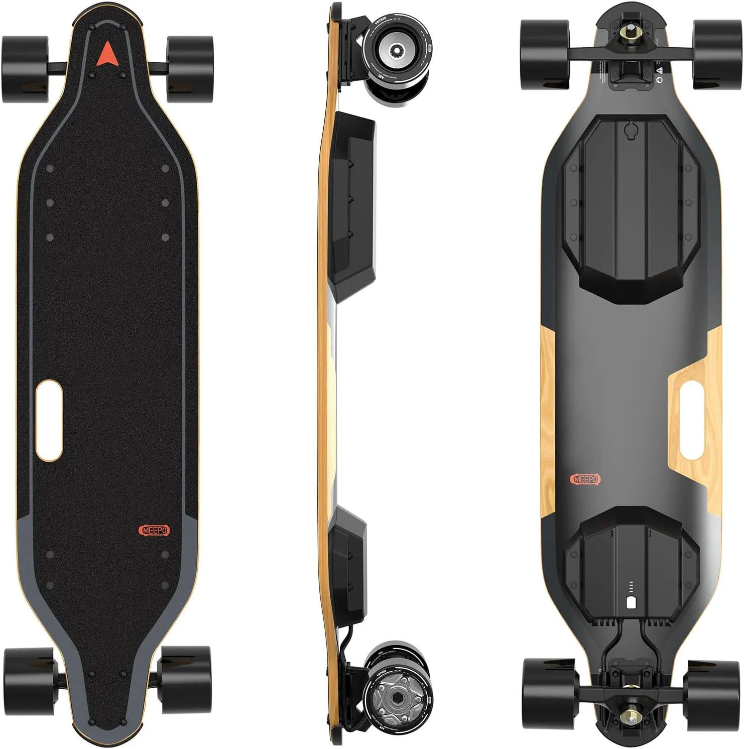 MEEPO Campus/V3 Max/V5/ENVY Electric Skateboard with Remote, Top Speed Up to 29 Mph, 4 Speed Smooth Braking, Easy Carry Handle Design, Suitable for Adults & Teens Beginners