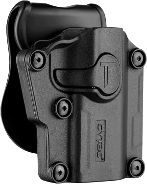 Mega-Fit Paddle Holster, Fit Most Popular Full Size and Compact Pistols