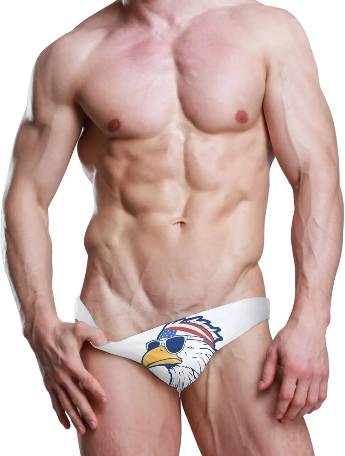 Men's Sexy Bikini Swim Brief Swimsuit Summer Swimwear S-3XL