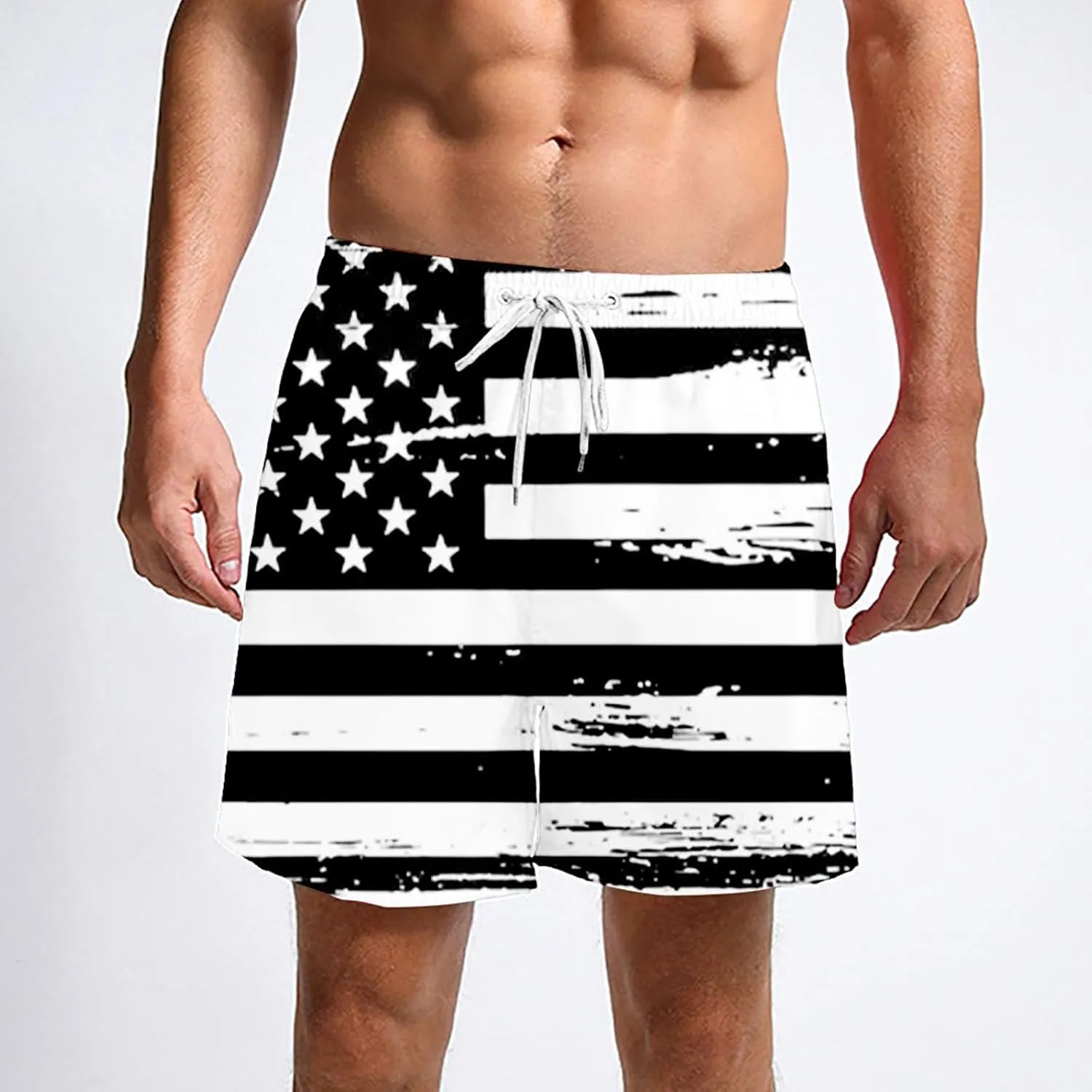 Men's Swim Trunks Summer Shorts Sports Color Solid Plus Beach Dinosaur Men's Pants Mens Swimming Trunks Mens Board