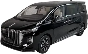 Metal Car Model 1:18 for HQ9 Business Car MPV Alloy Model Miniature Vehicle Adult Toy Collection Die Cast Vehicles