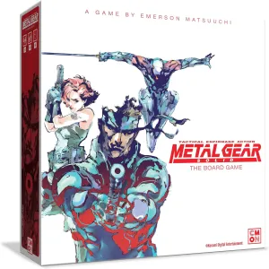 Metal Gear Solid The Board Game - Stealth & Strategy Gameplay, 14-Mission Campaign & 6 VR Missions, Iconic Characters & Boss Fights, Ages 14 , 1-4 Players, 60-90 Minute Playtime, Made by CMON