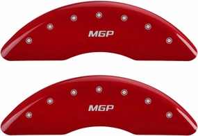 MGP Caliper Covers 2011-2018 Audi/A6/A4/Q5/S6 - Front and Rear Set - Red