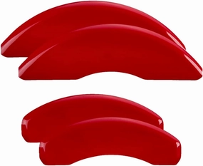 MGP Caliper Covers - Brake Caliper Covers 2021-2023 Ford Expedition, F150 - Front and Rear Set - Red