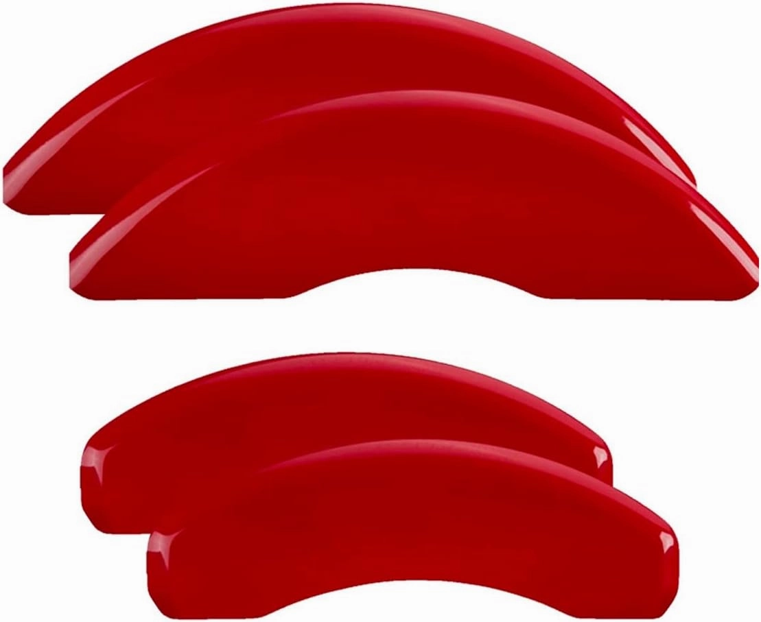 MGP Caliper Covers - Brake Caliper Covers 2021-2023 Ford Expedition, F150 - Front and Rear Set - Red