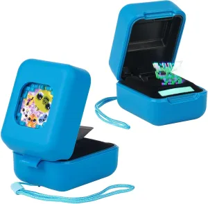 MGZNMTY Silicone Case for Bitzee Magicals Interactive Toy Digital Pet and Case, Protective Skin Cover for New Bitsy Electronic Virtual Pet (Magic Blue)