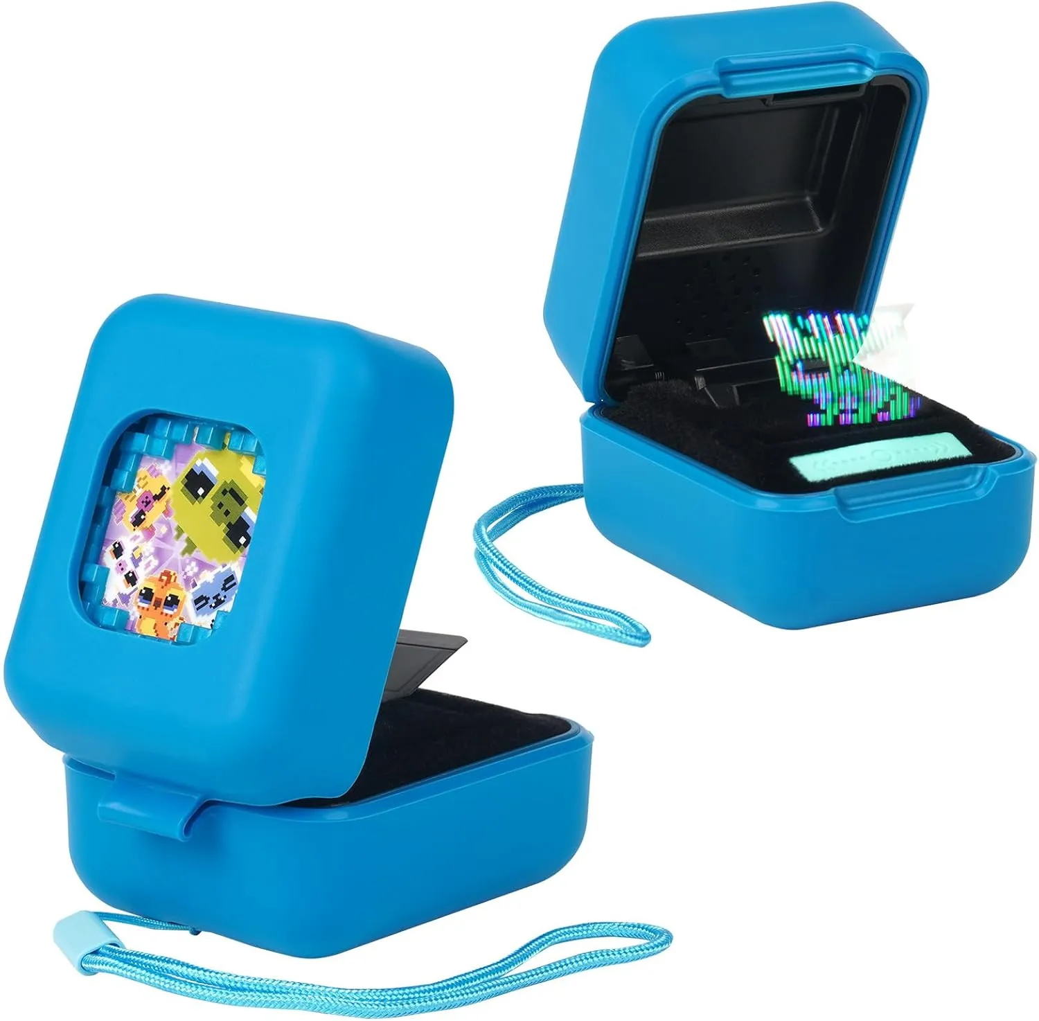 MGZNMTY Silicone Case for Bitzee Magicals Interactive Toy Digital Pet and Case, Protective Skin Cover for New Bitsy Electronic Virtual Pet (Magic Blue)