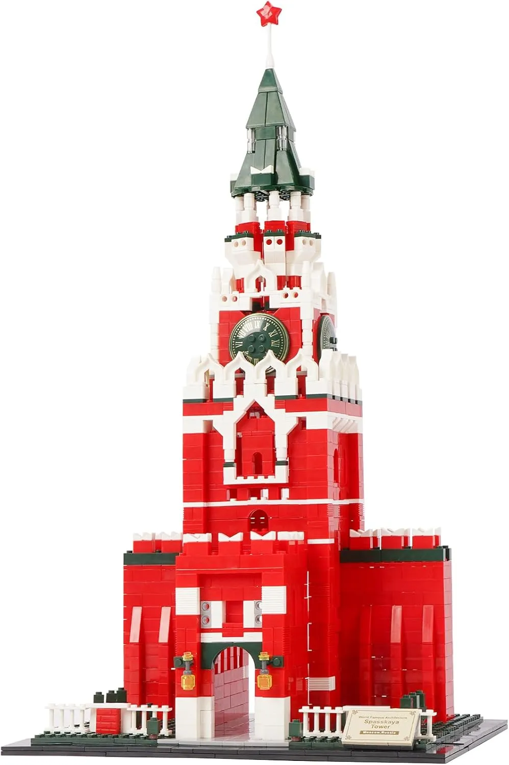 Micro Building Block Set, Moscow Red Square Model Building Blocks 1601 PCS World Famous Architectural Model Building Kit Gifts for Adult