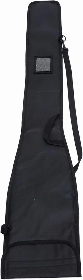 Mikikit Paddle Bag Carry Outdoor Folding Oar Covers Storage Pocket Storage Bag Carrier Dry Foldable Waterproof Shoulder Strap Paddle Cover Bag Pouch Soft Canoe Lightweight Black