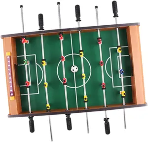 Milisten Mini Tabletop Soccer Game Set Portable Six Shots Football Board Machine for Interactive Parent Desktop Game for Family Fun