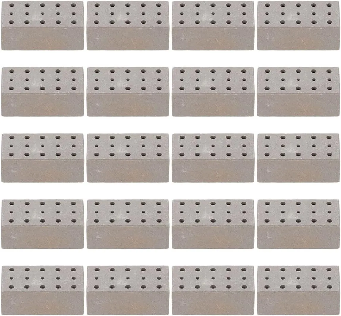 Mini Bricks for Crafts Tiny Landscaping Bricks Realistic Fake Brick Blocks for DIY Models Building Kits and Creative Projects Miniature Bricks for Adults