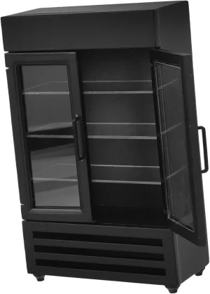 Miniature Freezer Model Compact Decorative Mini House Appliance Wear-Resistant Design for Dollhouse Scenes for Creative Play and Interior Decor