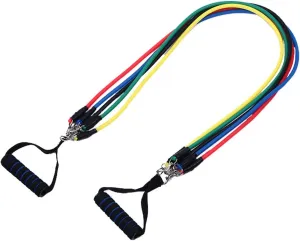 MioCloth Home Gym Power Stackable Resistance Band Kit Extreme Workout Total-Body Training Home Gym Best for Beginner Professional Cable Work Out Bands Set Hand Ankle Band Door Attachment