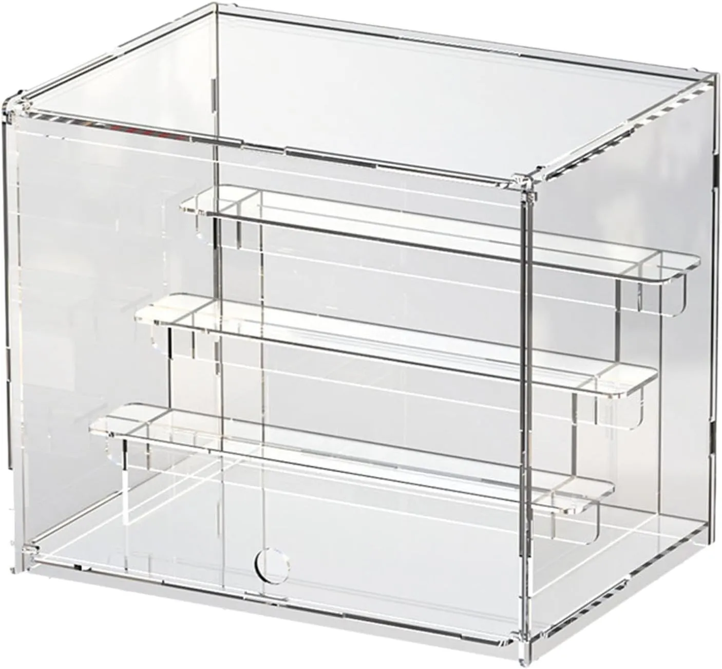 Model Car Showcase Figures Display Storage Case with Shelf Versatile Showcase Professional Clear Display Box for Living Room