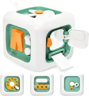 Montessori Toys for 1 Year Old,Baby Sensory Activities Cubes Toys for Toddlers 1-3,Educational Learning Toy for 12 Months   Babies,Airplane Car Travel Toys for Kids 1-2 Year Old Gifts