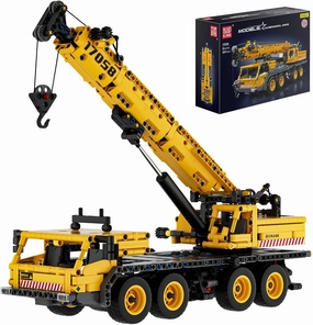 Mould King Heavy Construction Vehicles Mobile Crane Truck Building Toys, 17058 Crane Building Set, Construction Toys for Adults and Kids 8 (997PCS)