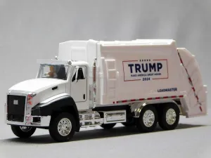MTH RAILKING Donald J. Trump DIE-CAST Garbage Truck 1:50 Scale O Gauge 30-50119