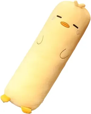 MUPI Plush Cute Body Pillow - Cuddle Sleeping Big Animal Shaped Boyfriend Pillow Toy Gift for Girlfriend (Yellow Duck 27 Inch)