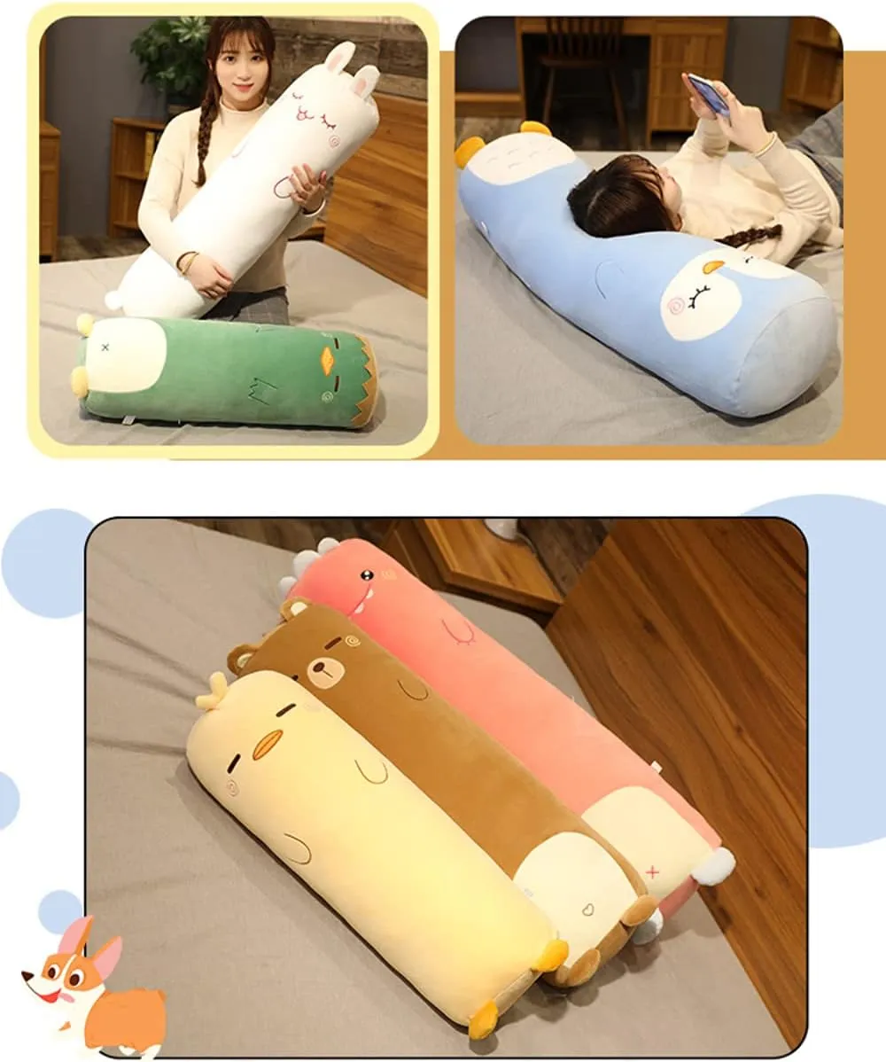 MUPI Plush Cute Body Pillow - Cuddle Sleeping Big Animal Shaped Boyfriend Pillow Toy Gift for Girlfriend (Yellow Duck 27 Inch)