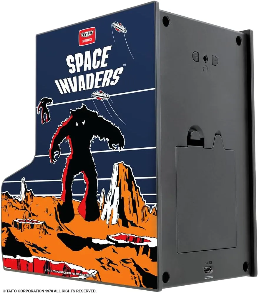 My Arcade Space Invaders Micro Player: Mini Arcade Machine Video Game, Fully Playable, 6.75" Collectible Premium Edition