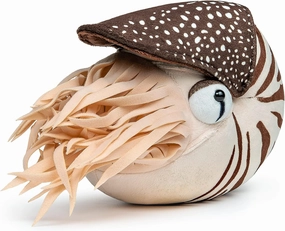 Nautilus Stuffed Animal, Realistic Nautilus Plush Toy, Lifelike 8 Inch Nautilus Toy, Stuffed Cuddly Soft Sea Creatures Nautilus Model Plush Toy, Gift Collection for Kids
