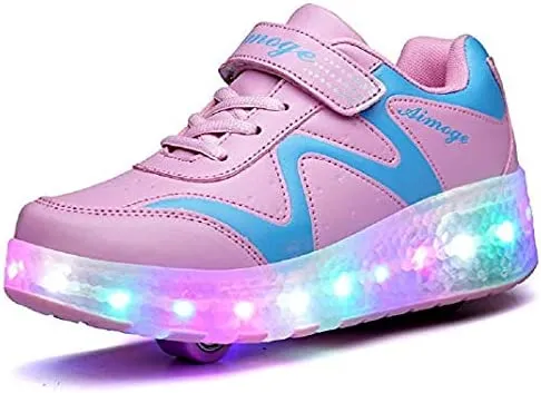 New-Light up roller wheel sneaker