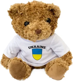 New - Ukraine Teddy Bear - Cute and Cuddly - Україн - Gift Present Birthday Xmas
