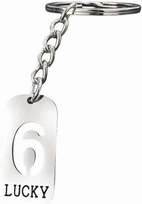 New 2026 Arrive Unisex Lucky 0-9 Number Keychain Silver Color Stainless Steel Key Ring For Couple Gift Car Handbag Decoration Handmade Jewelry Fashion Trendy Accessories Creative For Women And Men