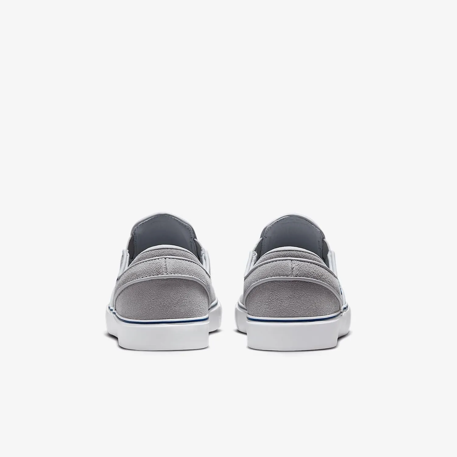 Nike SB Janoski  Slip Skate Shoes (FN5893-002, Wolf Grey/Wolf Grey/Summit White/Navy)