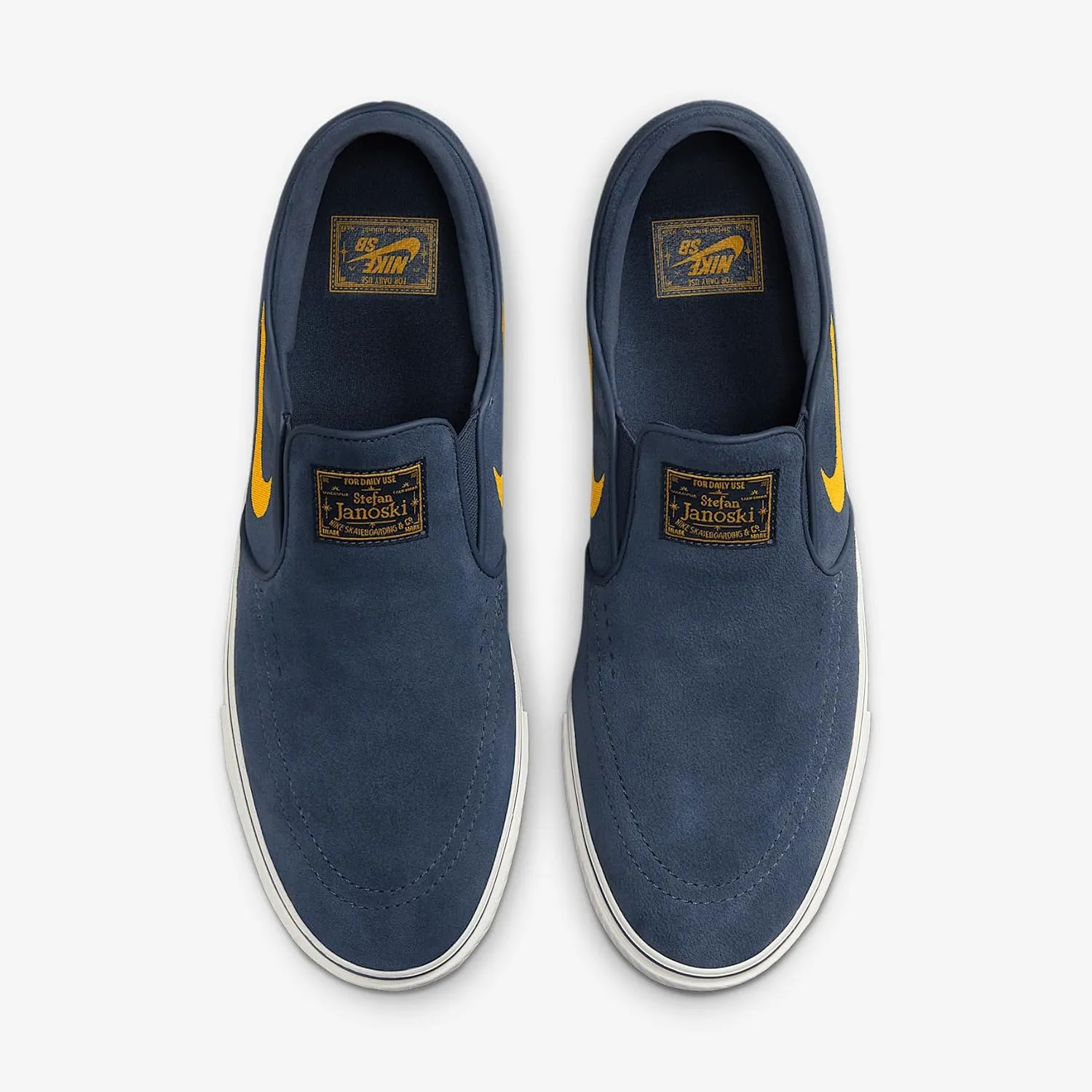 Nike SB Janoski  Slip Skate Shoes (FN5893-401, Thunder Blue/Thunder Blue/Sail/Sundial)