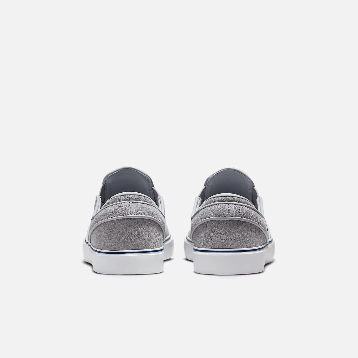 Nike SB Janoski  Slip Skate Shoes (FN5893-002, Wolf Grey/Wolf Grey/Summit White/Navy)