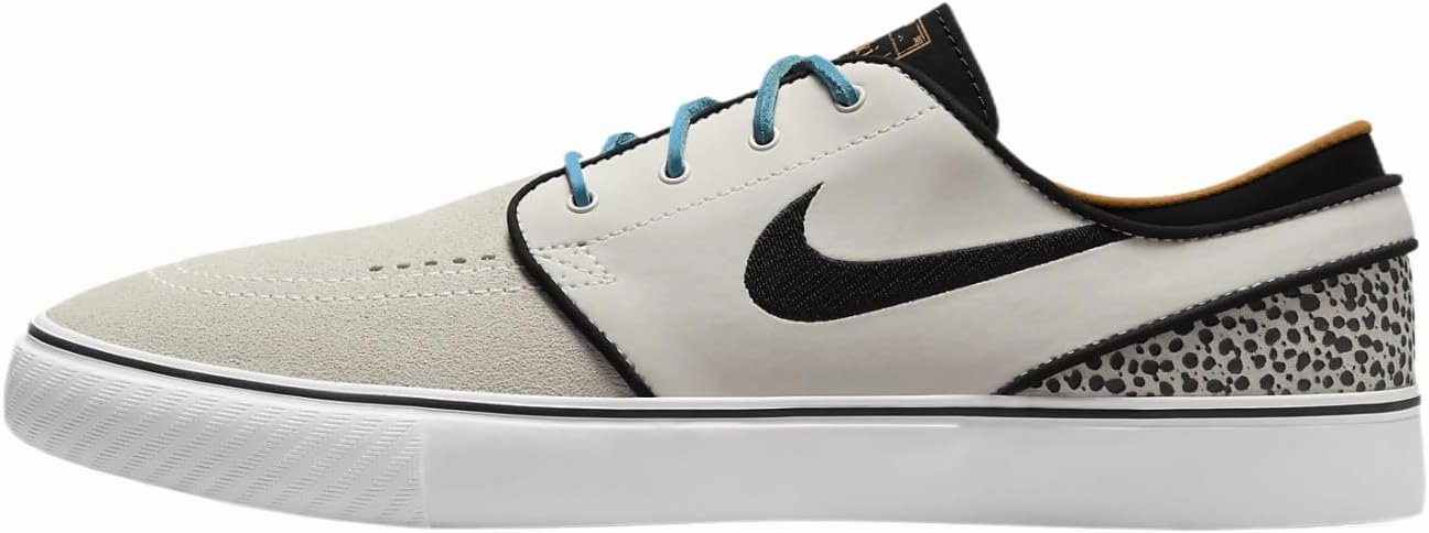 Nike SB Zoom Janoski OG  Electric Skate Shoes (FZ1234-001, Phantom/Black/Bright Ceramic/Chlorine Blue) Size 7.5