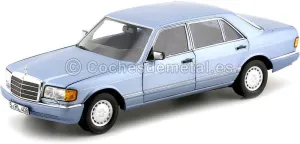 Norev NV183464 1:18 Mercedes-Benz Blue 1990 560 SEL-Pearl Metallic