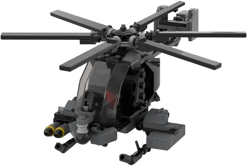 NOTAR Attack Helicopter Building Block Set for Boy 8-14, Military Army Light Airplane Air Force Battle Brick Toy Kit, Creative Gift for Military Fans, Kids, Adults