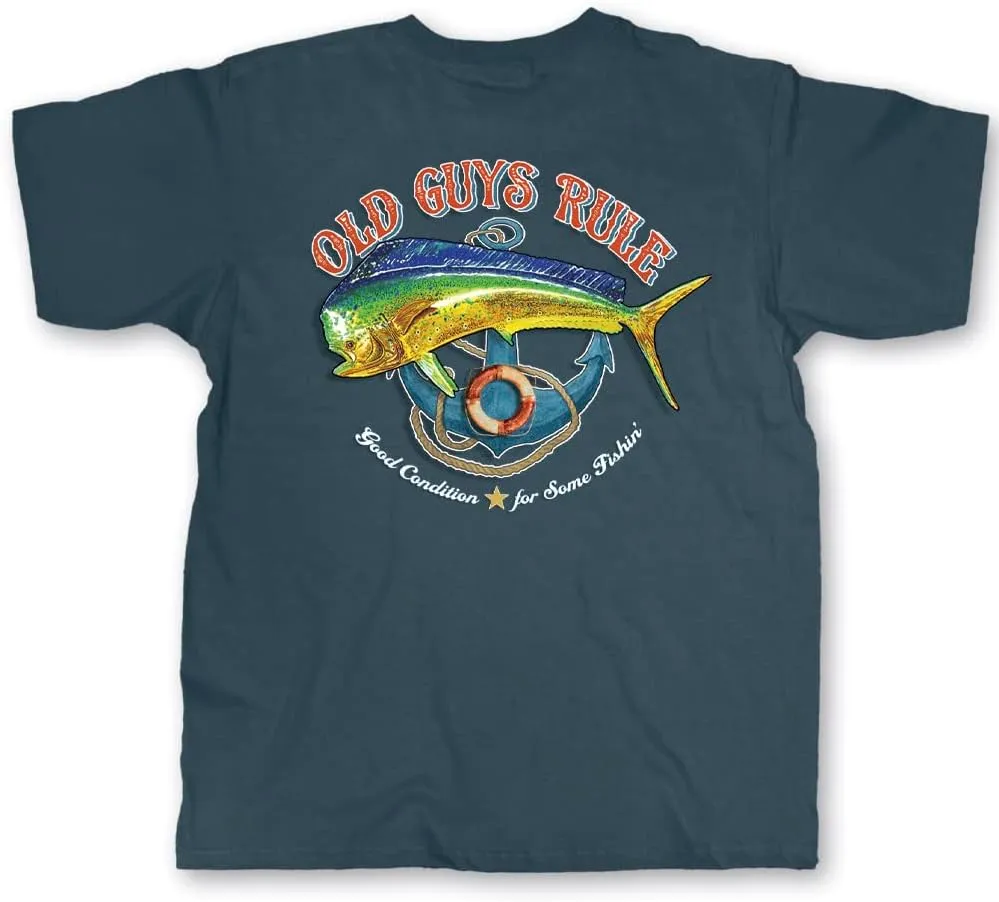 OLD GUYS RULE Men's Graphic T-Shirt, Good Condition