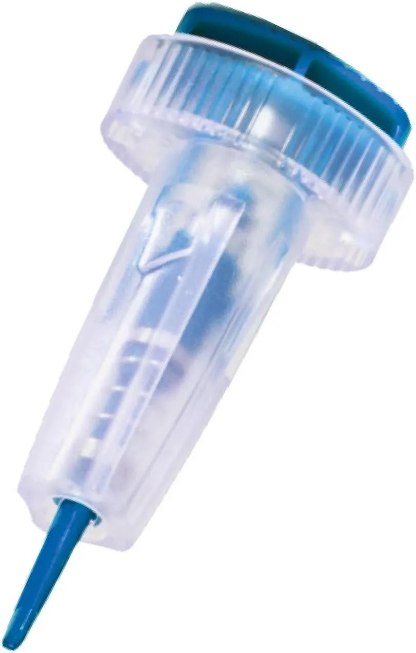 ONE-CARE Opti Safety Lancets Top Button Activated, 23G x 1.8mm, 200 Count