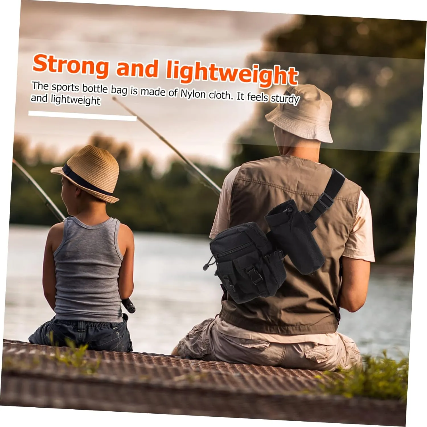 Outdoor Water Bottle Waist Bag Bottle Storage Bag Water Bottle Storage Pouch Water Bottle Carrier