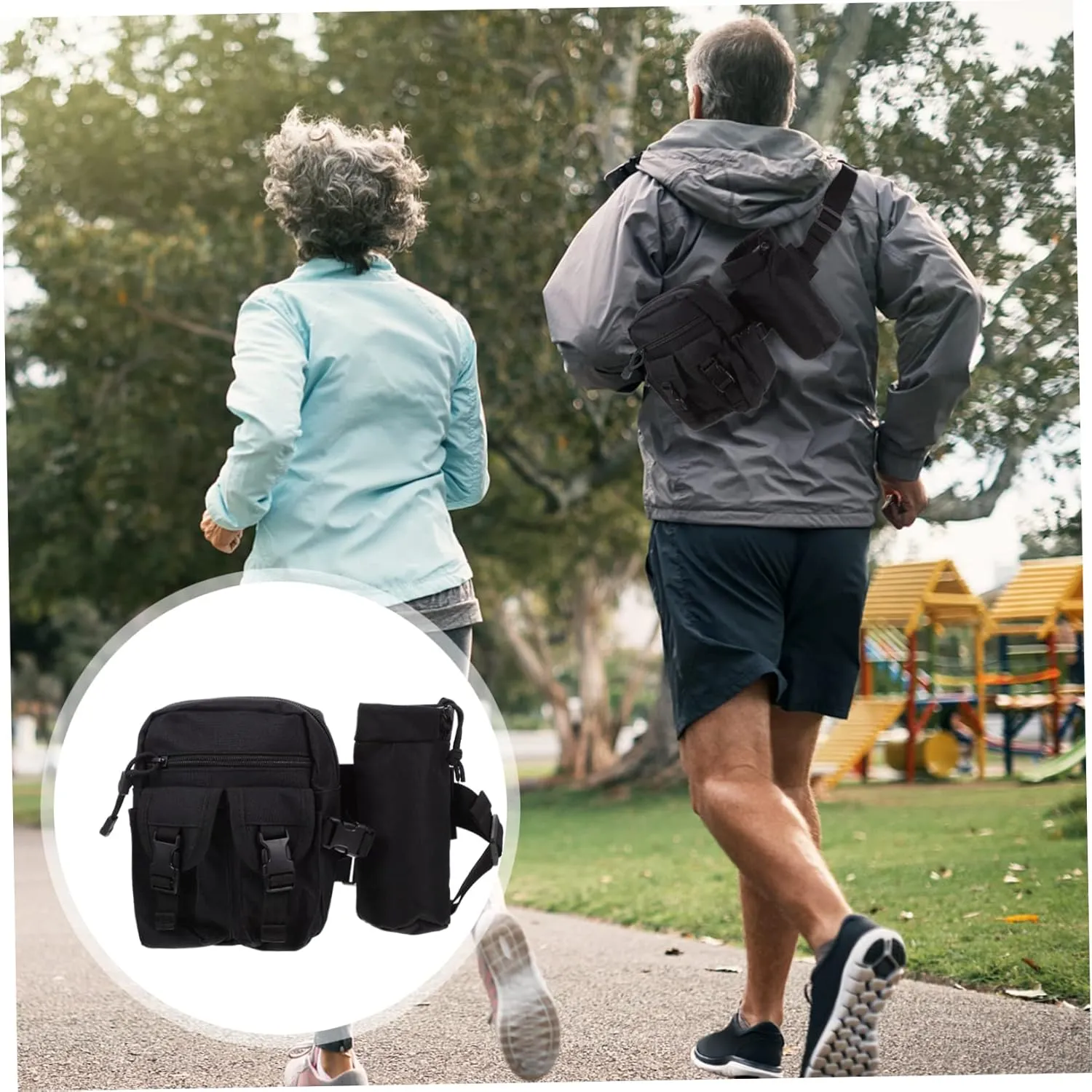 Outdoor Water Bottle Waist Bag Bottle Storage Bag Water Bottle Storage Pouch Water Bottle Carrier