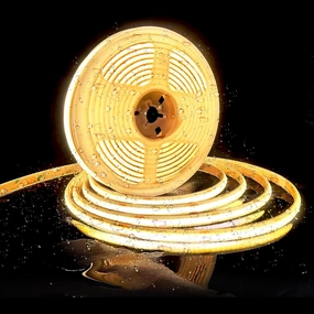 Outdoor LED Strip Lights,2700K Warm White,24V IP67 LED Strips,32.8FTt/10M,CRI90  Waterproof led cob Strip Light for Bathroom,Pool,Garden,Sauna Rooms(Power Not Included)