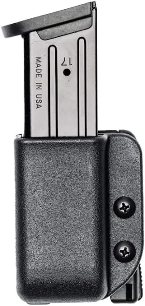 OWB Single Mag Pouch for Glock 17, 19, 22, 23, H&K USP 9/40, H&K VP9 and More - USA Made - Signature Single Magazine Carrier with Tek-Lok Belt Attachment Clip by Blade-Tech Holsters
